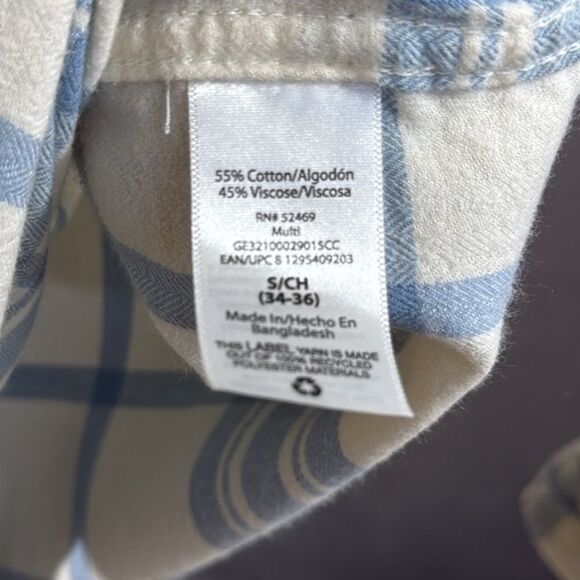 George Men’s Flannel Button-Up Shirt - Picture 7 of 7